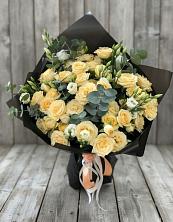 Букет цветов из:  Розы и Лизиантусы в Иваньково 