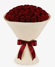 Букет 101 Бордовая роза Блэк Бакарра в Иваньково 