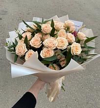 Букет Кремовые розы Латте в Иваньково 