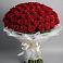 Букет 101 Красная роза Блэк Мэджик в Иваньково 
