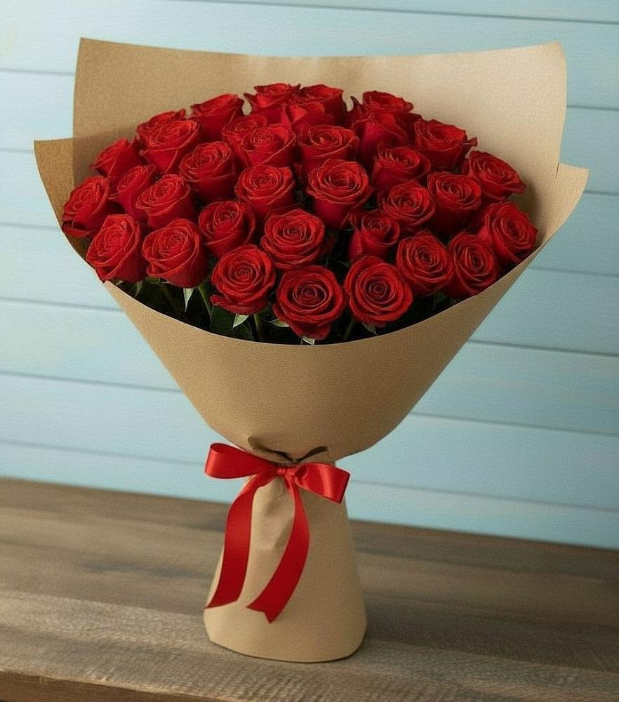 Букет Красные розы Милано в Иваньково 
