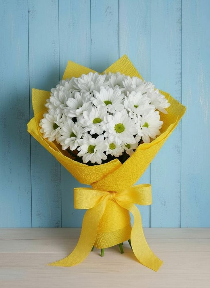 Букет цветов из: Хризантемы в Иваньково 