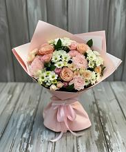 Букет цветов из:  Гвоздики, Розы и Хризантемы в Иваньково 