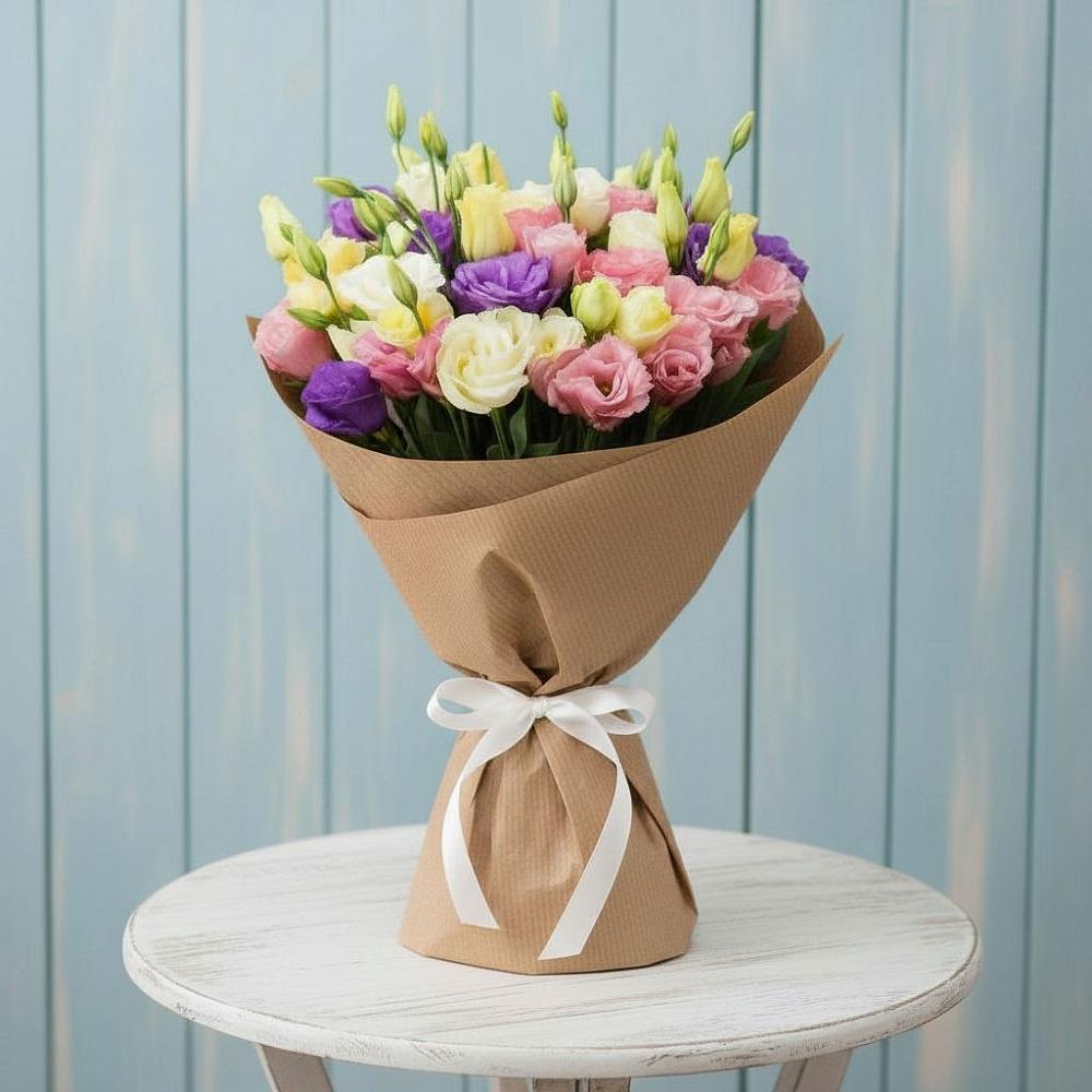 Букет цветов из: Лизиантусы в Иваньково 