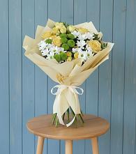 Букет цветов из:  Хризантемы и Розы #REPLACE_PRED# Иваньково 