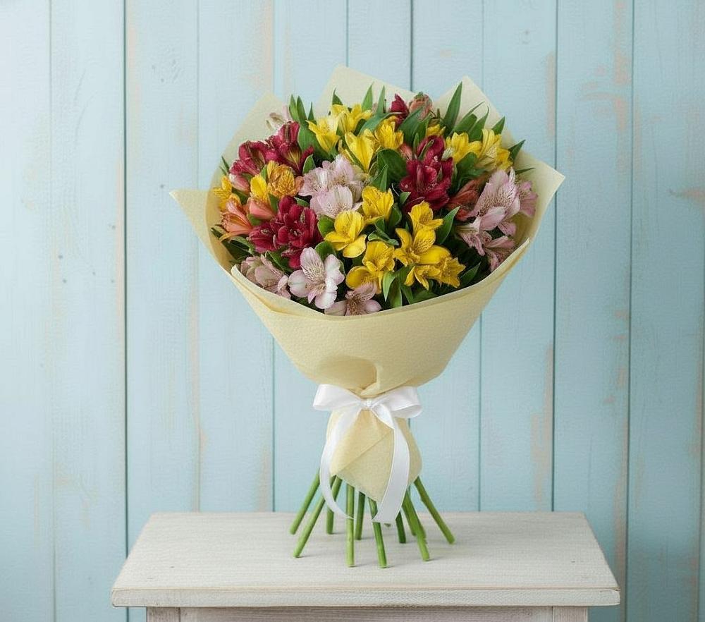 Букет цветов из: Альстромерии в Иваньково 