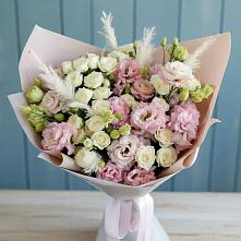 Букет цветов из:  Альстромерии и Розы #REPLACE_PRED# Иваньково 