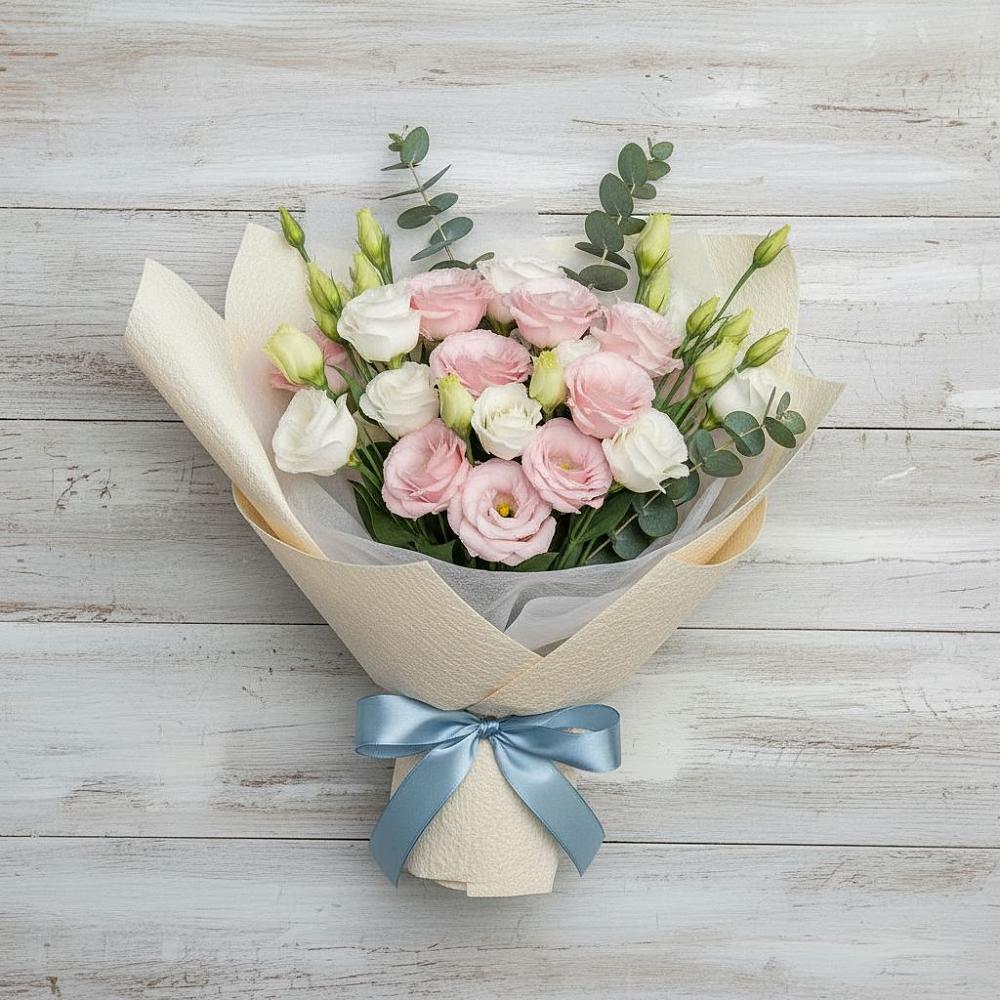 Букет цветов из: Лизиантусы в Иваньково 